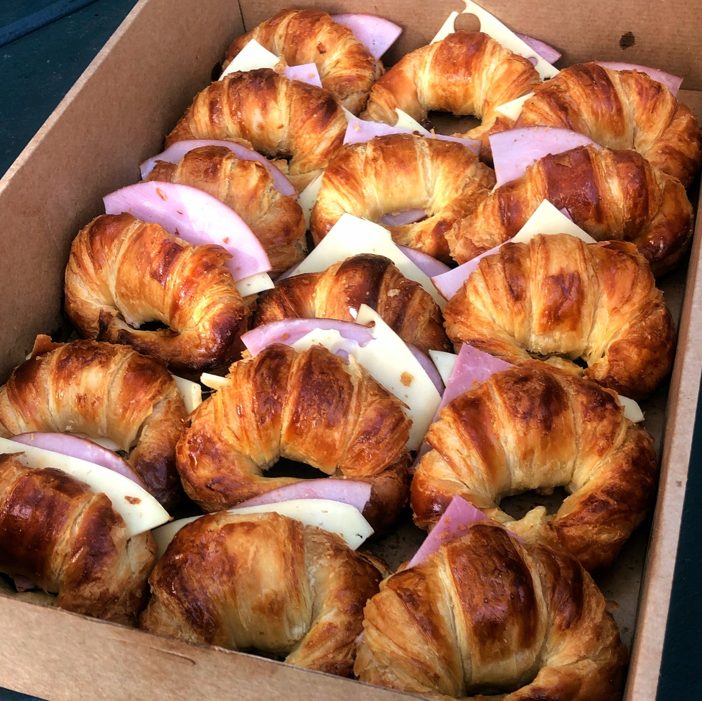 Mini Croissants - Ham and Cheese