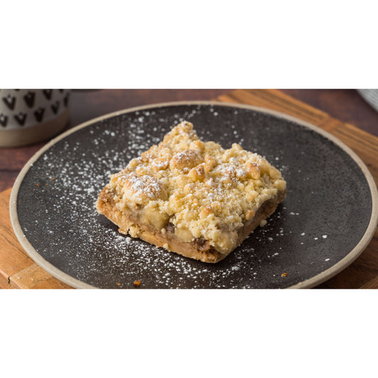 Apple and Sultana Crumble Slice